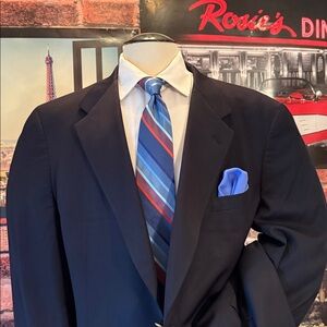 Hart Schaffner Marx Gold Trumpeter Tailored Blazer